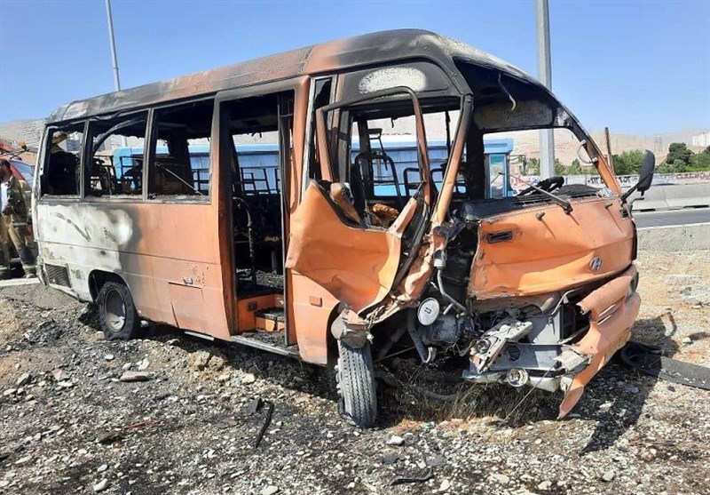 تصادف اتوبوس مسافربری با کامیون در جاده اردبیل - سرچم 2 کشته برجای گذاشت