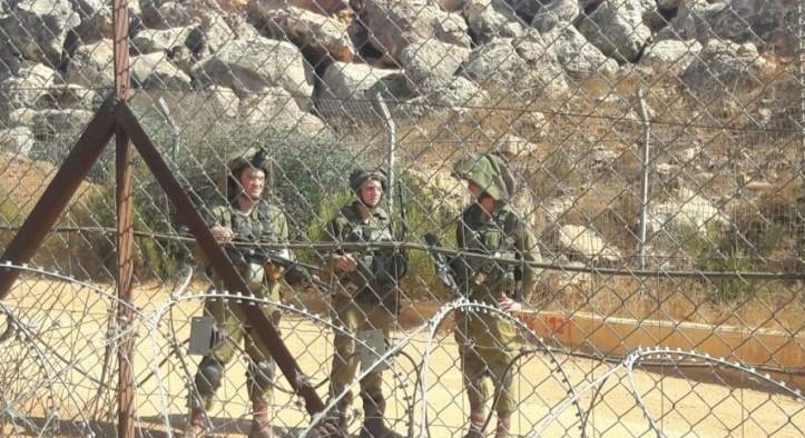 إطلاق صافرات الإنذار فی عدة مناطق عند حدود فلسطین المحتلة مع لبنان