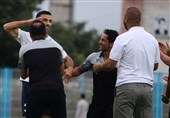 لیگ دسته اول فوتبال| پیروزی پُرگل ملوان در دربی گیلان