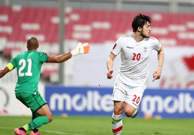 Azmoun Nominated for Asian Qualifiers Player of Month