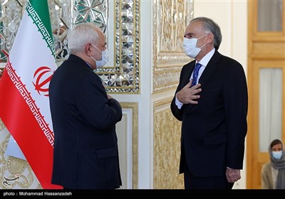 دیدار ژان آرنو نماینده دبیرکل سازمان ملل در امور افغانستان با محمدجواد ظریف وزیر امور خارجه
