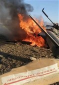 سقوط بالگرد ارتش افغانستان در حمله طالبان