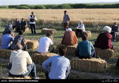 حضور سعید جلیلی، کاندیدای سیزدهمین دوره انتخابات ریاست جمهوری در روستای عشق آباد شهرری