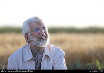 حضور سعید جلیلی، کاندیدای سیزدهمین دوره انتخابات ریاست جمهوری در روستای عشق آباد شهرری