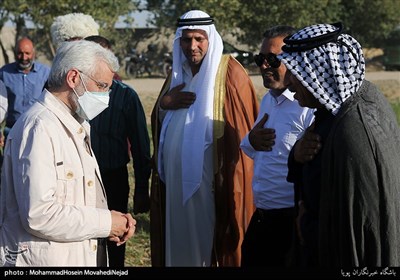 حضور سعید جلیلی، کاندیدای سیزدهمین دوره انتخابات ریاست جمهوری در روستای عشق آباد شهرری