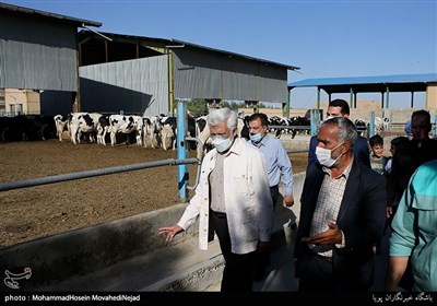 حضور سعید جلیلی، کاندیدای سیزدهمین دوره انتخابات ریاست جمهوری در روستای عشق آباد شهرری