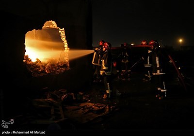 آتش سوزی کارگاه شارژ سیلندرهای گاز مایع