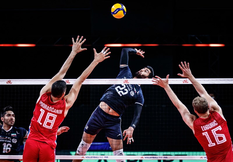 Serbia Edges Iran in VNL 2021