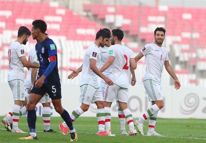 انتخابی جام جهانی 2022| برتری پرگل ایران مقابل کامبوج در 45 دقیقه نخست