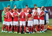 یورو 2020| تماس تصویری اریکسن با بازیکنان دانمارک از بیمارستان