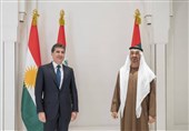 رئیس اقلیم کردستان عراق به امارات متحده سفر کرد