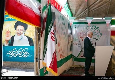 سخنرانی مرتضی طلایی در همایش ستاد حامیان مردمی آیت الله رئیسی در غرب تهران
