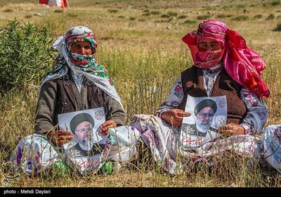 تبلیغات انتخابات 1400 در مناطق عشایری شهرستان اهر