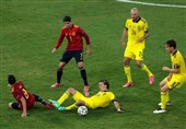 یورو 2020| نیمه اول مصاف اسپانیا و سوئد برنده نداشت