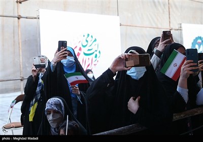 در حاشیه مراسم دیدار سید ابراهیم رئیسی با جمعی از دختران به مناسبت دهه کرامت