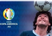 کوپا آمه‌ریکا 2021| گرامیداشت مارادونا پیش از دیدار آرژانتین - شیلی + فیلم