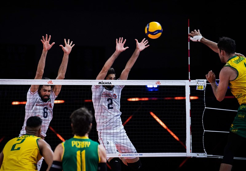 لیگ ملت‌های والیبال| شکست ایران در ست نخست دیدار مقابل برزیل