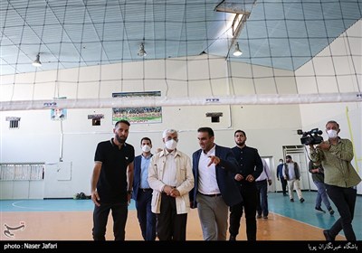 بازدید سعید جلیلی از مجموعه ورزشی هویزه