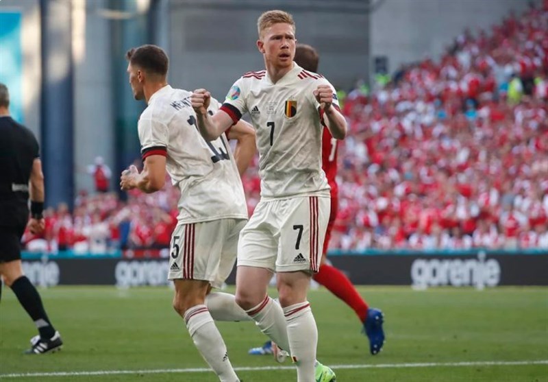 یورو 2020| بلژیک با دی‌بروینه بازی باخته را برد و صعود کرد/ کار دانمارک سخت شد