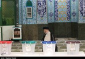 حضور آیت الله رئیسی پای صندوق رای
