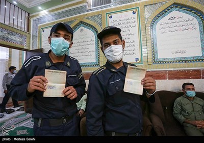اخذ رای در اردوگاه کار درمانی اسدآباد اصفهان