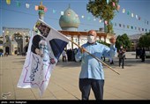 ‌زنگ انتخابات در استان فارس به صدا درآمد/ حماسه حضور مردم در سومین حرم اهل بیت‌ + فیلم