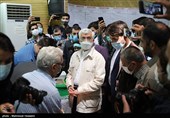 حضور سعید جلیلی در شعبه اخذ رأی مستقر در مسجد فاطمیه محله خزانه تهران