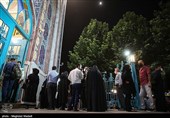 صفوف طولانی مردم در شهرری / روند اخذ رأیگیری هنوز ادامه دارد + فیلم