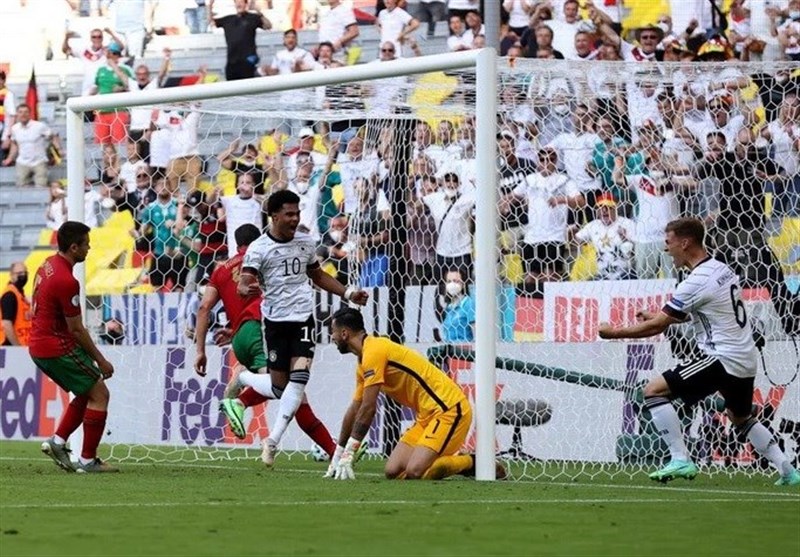 یورو 2020| پیروزی آلمان مقابل پرتغال در پایان نیمه نخست/ رونالدو یک گل دیگر به دایی نزدیک شد