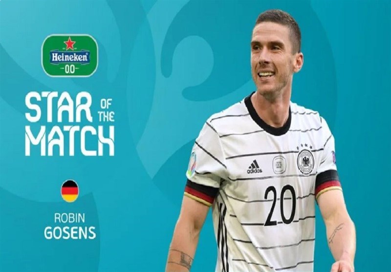 یورو 2020| گوسنز بهترین بازیکن دیدار آلمان و پرتغال شد + عکس