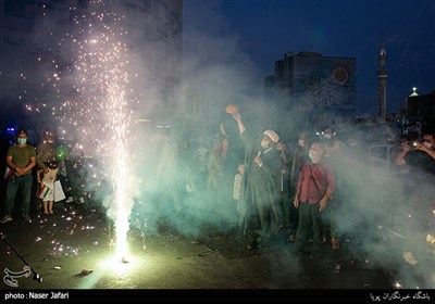جشن پیروزی در میدان ولیعصر(عج)