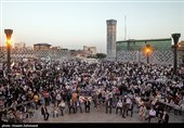جشن پیروزی ابراهیم رئیسی در انتخابات ریاست جمهوری - میدان امام حسین (ع) - 1