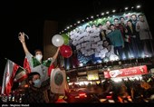 جشن پیروزی ابراهیم رئیسی در انتخابات