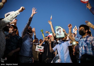 Supporters of Iran’s President-Elect Raeisi Celebrate in Streets