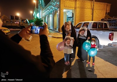 جشن پیروزی ابراهیم رئیسی در انتخابات - کیش 