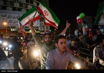 Supporters of Iran’s President-Elect Raeisi Celebrate in Streets