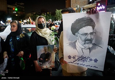 Supporters of Iran’s President-Elect Raeisi Celebrate in Streets