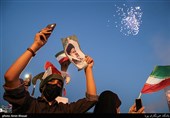 جشن پیروزی ابراهیم رئیسی در انتخابات  در میدان امام حسین(ع)