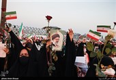 جشن پیروزی ابراهیم رئیسی در انتخابات  در میدان امام حسین(ع)