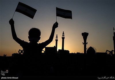 جشن پیروزی ابراهیم رئیسی در انتخابات در میدان امام حسین(ع)