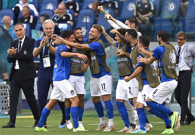 یورو 2020| تاریخ‌سازی تیم ملی ایتالیا با پیروزی مقابل ولز