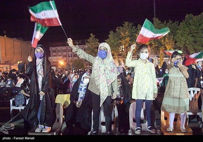 جشن پیروزی ابراهیم رئیسی در کرمانشاه
