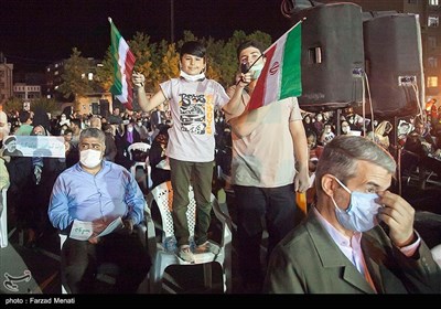 جشن پیروزی ابراهیم رئیسی در کرمانشاه
