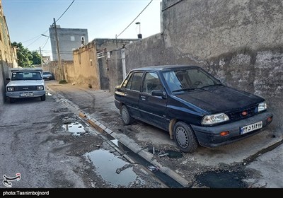 آسفالت نامناسب معابر؛ بزرگترین معضل مدیریت شهری بجنورد + تصاویر