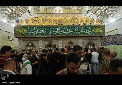 مراسم ولادت امام رضا (ع) در کاظمیه عراق