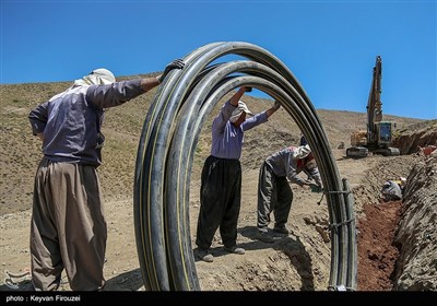 گازرسانی به روستاهای صعب العبور - سنندج