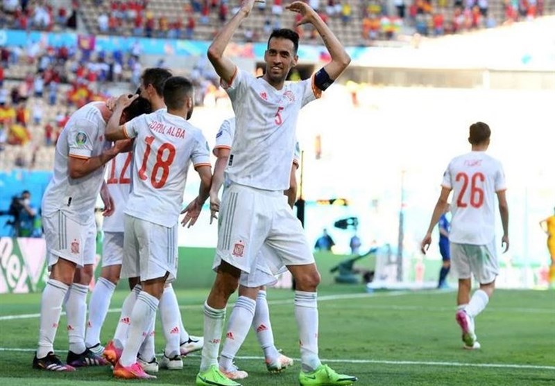 یورو 2020| بوسکتس، بهترین بازیکن دیدار اسپانیا و اسلواکی لقب گرفت