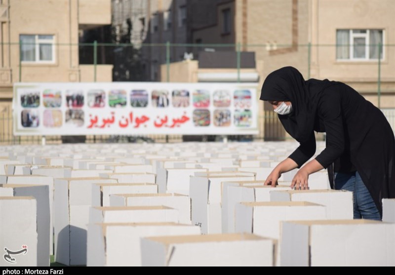 خیرین جوان تبریزی بیش از 8000 بسته معیشتی بین نیازمندان توزیع کردند + تصاویر ‌