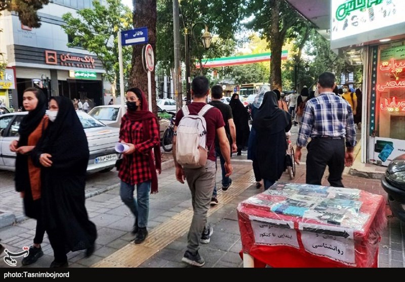 کرونا گردی در بازار بجنورد به روایت تصاویر