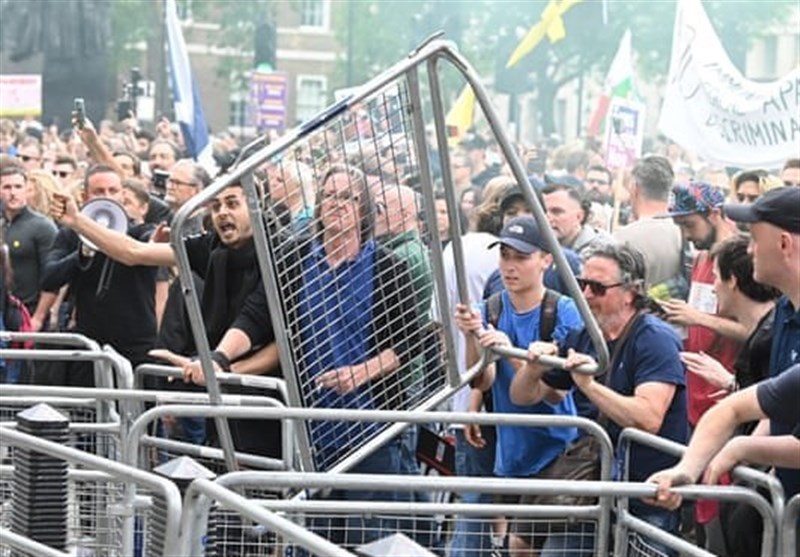 Three Arrested, Three Officers Injured at Anti-Lockdown Protests in London